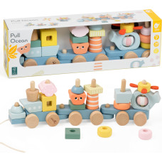 Classic World Montessori okeāna vilciena koka puzle