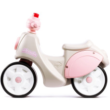 Falk Scooter Strada Retro Ride-On for Girls, Quiet Tires, from 1 year old