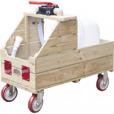 Classic World EDU Wooden Water Cart for Watering Plants