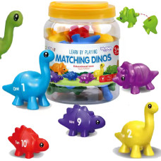 Woopie Montessori figūriņas dinozauri izglītojošs komplekts 