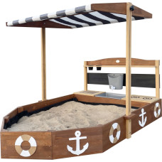 AXI Wooden Sandbox Ship with Kitchen