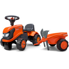 Falk Kubota Orange Tractor ar Piekabi + piederumiem. no 1 gada