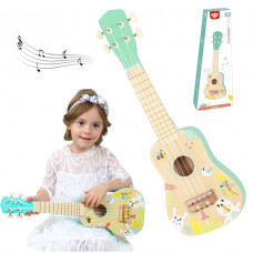 Tooky Toy Wooden Ukulele Guitar for Children 3+