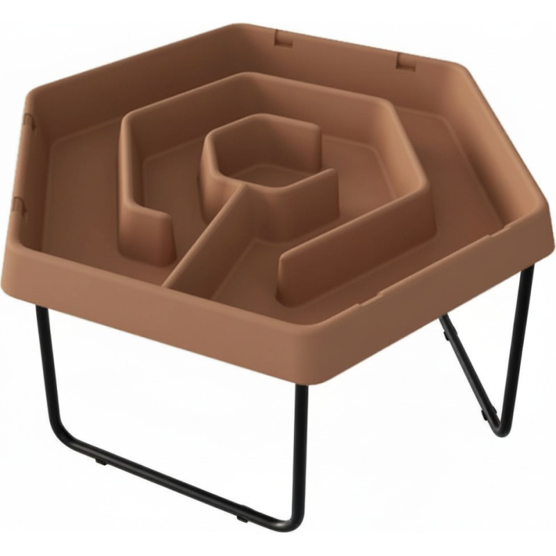 Masterkidz Sześciokątny Stolik Do Zabawy Piaskiem i Wodą Labirynt Regulowana Wysokość