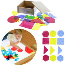 Masterkidz Translucent Geometric Shapes