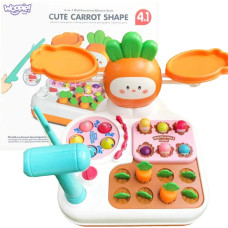Woopie 4in1 Arcade Game Fishing Balance Scale Hit the Mole and Carrots
