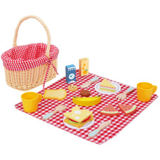 Tooky Toy Wooden Picnic Set 23 pieces