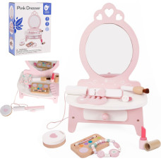 Classic World Wooden dressing table for a girl with a mirror + 11 accessories