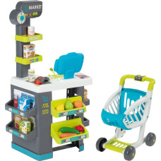 Smoby Supermarket with Cart and Cash Register Shop