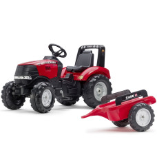 Falk Case Red Large Pedal Tractor with Trailer for 3 years