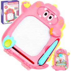 Woopie Znikopis Magnetic Board 2in1 Pink Pinball Flipper Arkādes spēle