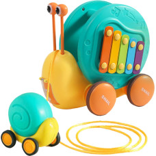 Woopie Pulling Auger 4in1 Cymbals Sensory Gears Launcher + Small Car