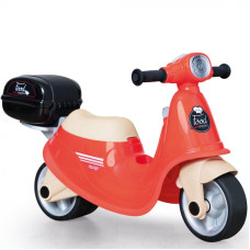 Smoby Retro scooter with trunk. Food delivery person