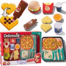Woopie Fast Food Cutting and Arranging Set 36 pcs.
