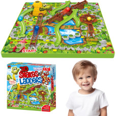 Woopie Ladders and Snakes Board Game 5+