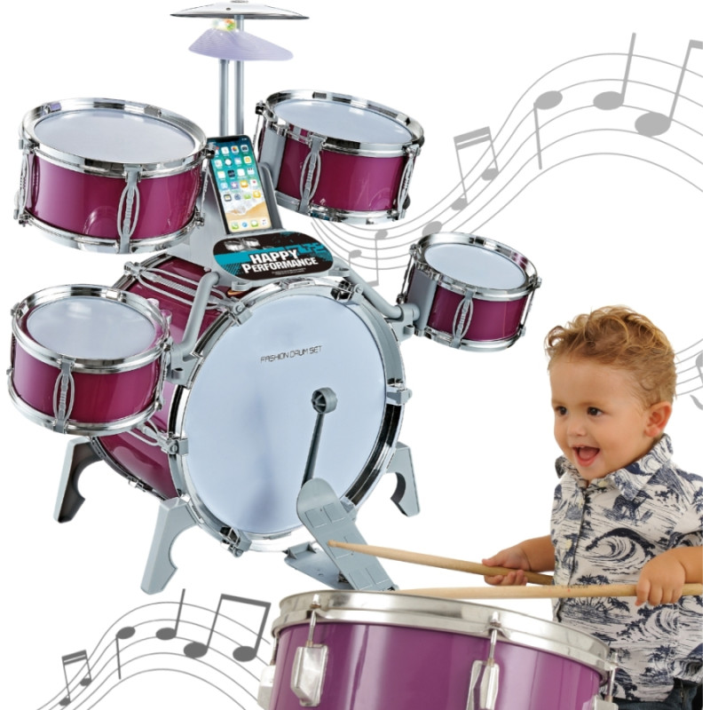 Woopie Perkusja Elektroniczna Edukacyjna Dla Dzieci 5 Bębnów 1 Talerz