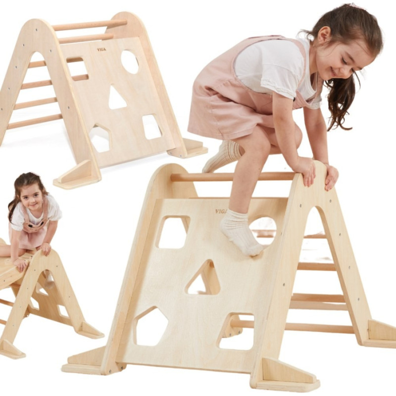 Viga Toys VIGA Wooden Ladder Pikler Climbing Triangle Montessori