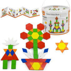 Viga Toys VIGA koka plakanie bloki spainī 250 Montessori elementi
