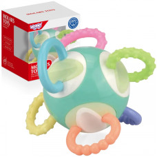 Woopie BABY Sensory Toy 2in1 Motessori Rattle Teether