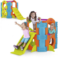 Feber Children's Playground, Slide, Climbing Wall, Activity Park