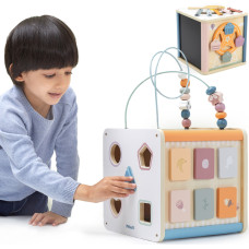 Viga Toys VIGA PolarB Образовательный кубик 8 в 1 Кубик для занятий