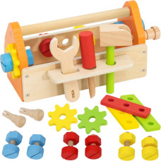 Viga Toys Viga Skrzynka Na Narzędzia Zestaw Drewniany