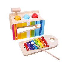 Tooky Toy Koka štancēšanas mašīna ar šķīvjiem 2in1