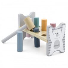 Viga Toys Viga Wooden Bench Punch Hammer with Hammer - PolarB Montessori