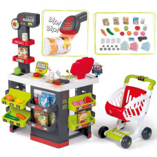 Smoby Supermarket with shopping cart and cash register