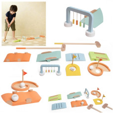 Classic World Wooden Golf Set Various Obstacles