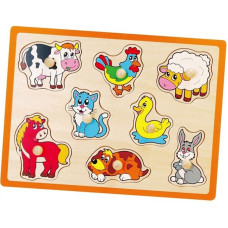 Viga Toys Koka puzles saimniecības finierzāģis