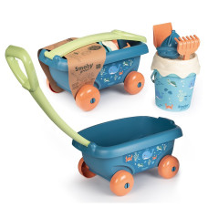 Smoby A trolley with a bucket and sand accessories made of bioplastic
