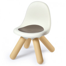 Smoby White and brown garden chair with backrest