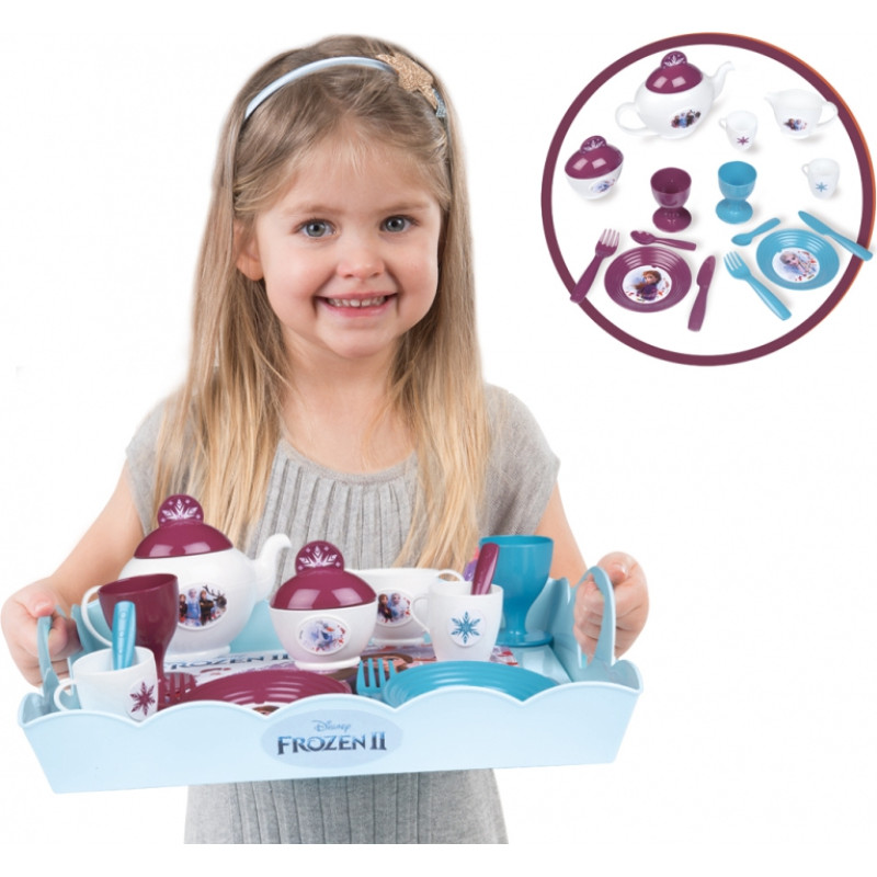 Smoby Frozen II paplāte ar galda piederumiem XL