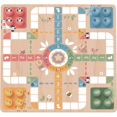 Tooky Toy Logic Board Games 2in1 Ludo Chinese + Free the Animals