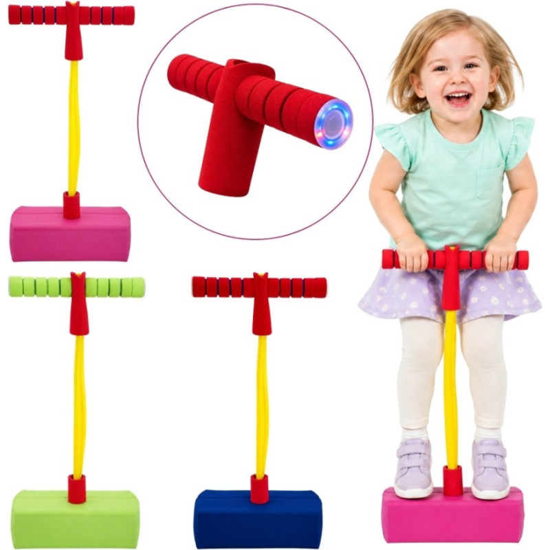Woopie Foam Green Pogo Jumper for Kids for Jumping Balance Training