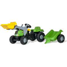 Rolly Toys rollyKid Pedal Tractor with Bucket and Trailer
