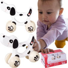 Classic World Wooden Pushing and Pulling Dog for Babies