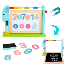 Tooky Toy Educational Desk Board + 18 magnetic elements