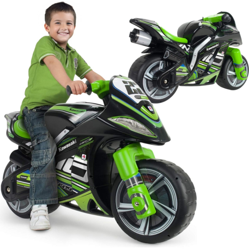 Injusa Jeździk Pchacz Motor Biegowy Winner 750 Jeździk Kawasaki Ninja – Sportowy Motor Dla Dzieci