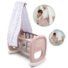 Smoby Колыбелька для детской медсестры с балдахином для кукольной кровати