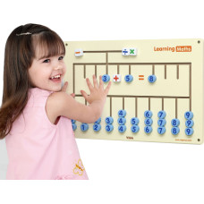 Viga Toys VIGA Sensory Board skaitīšanas apguvei, FSC Montessori sertifikāts