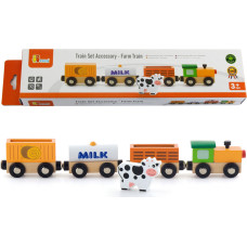 Viga Toys Viga Set of accessories for the railway - agricultural train