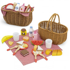 Viga Toys VIGA Wooden Picnic Set 30 pcs.