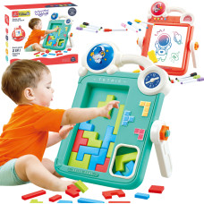 Woopie Double-sided Drawing Board Tetris Game 2in1