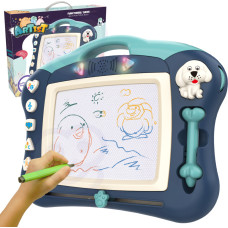 Woopie Description Interactive Magnetic Board Graphic Tablet Music Light Blue