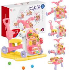 Woopie BABY Walker 5in1 daudzfunkcionāls Rozā 1+