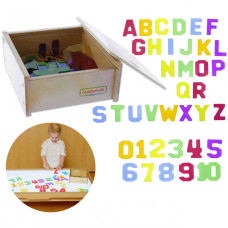 Masterkidz Transparent Numbers and Letters 38 pcs. Montessori