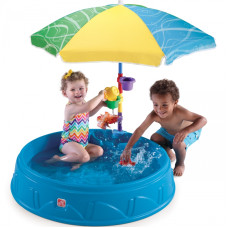Step2 Pool with Umbrella 2in1 Sandbox for Children