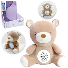 Woopie Mīlīgs guļošais 2in1 projektors Teddy Bear — 10 šūpuļdziesmas